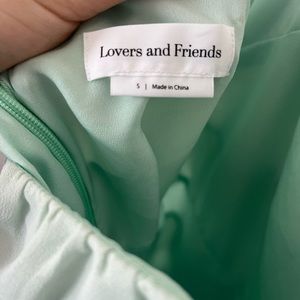 lovers and friends ruffle dress